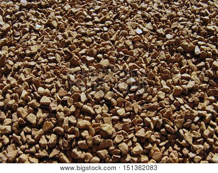 Instant coffee background. Soluble coffee background. Natural background.