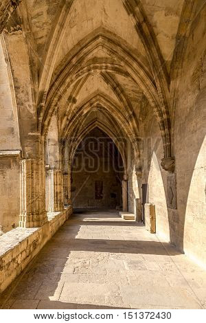 Vestibule in Cathedral of Saint Nazaire in Beziers
