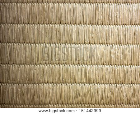 Top View Of Tatami Japanese Mat Texture Background