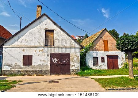 Old winnery house in Szekszard, in South Hungary