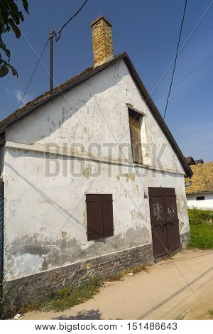 Old winnery house in Szekszard, in South Hungary