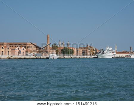Giudecca Canal In Venice