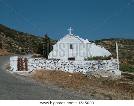 Chruch On Island Of Amorgos