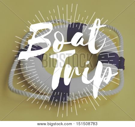Boat Trip Sea Journey Safety Rescue Summer Concept