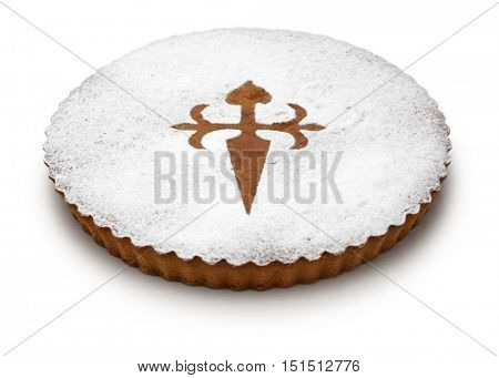 tarta de santiago, spanish almond cake