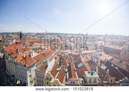 Old Town Square in Prague, Czech republic.