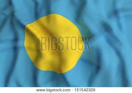 Republic Of Palau Flag