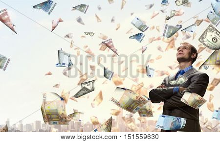 I am rich man . Mixed media
