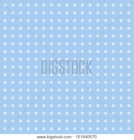 Polka dot background. Retro blue polka dot pattern