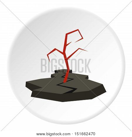 Earthquake icon. Flat illustration of earthquake vector icon for web