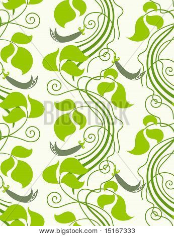Pois verts. Arrière-plan transparent.