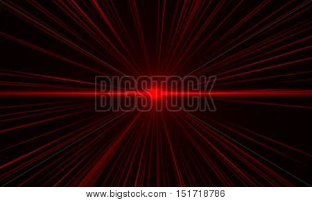 Abstract modern laser streak light on black background (super high resolution)