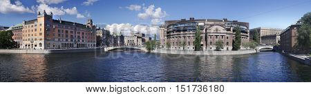 The parliament building (Riksdagen) , Stockholm, Sweden 