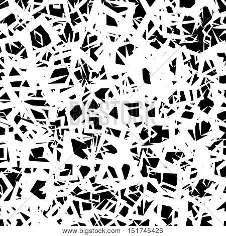 Chaotic Geometric Texture / Pattern With Random Edgy Shapes