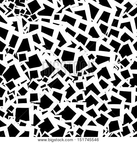 Chaotic Geometric Texture / Pattern With Random Edgy Shapes