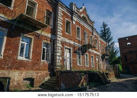 An old abandoned manor of earl Taldikin in Lipetsk Region