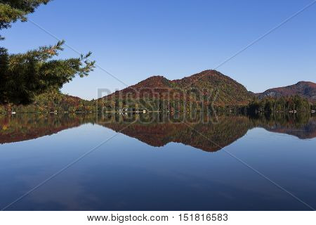 Lac-superieur, Mont-tremblant, Quebec, Canada