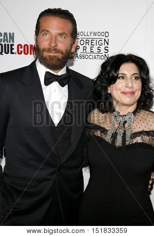 Bradley Cooper and Sue Kroll at the 30th Annual American Cinematheque Awards Gala held at the Beverly Hilton Hotel in Beverly Hills, USA on October 14, 2016.
