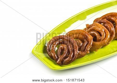 Indian sweet jalebi, indian dessert jalebi or imarti or imarati or jilbi