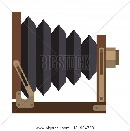 Photo camera vector. Camera photography isolated symbol photograph digital equipment. Retro technology camera vintage element sign film.