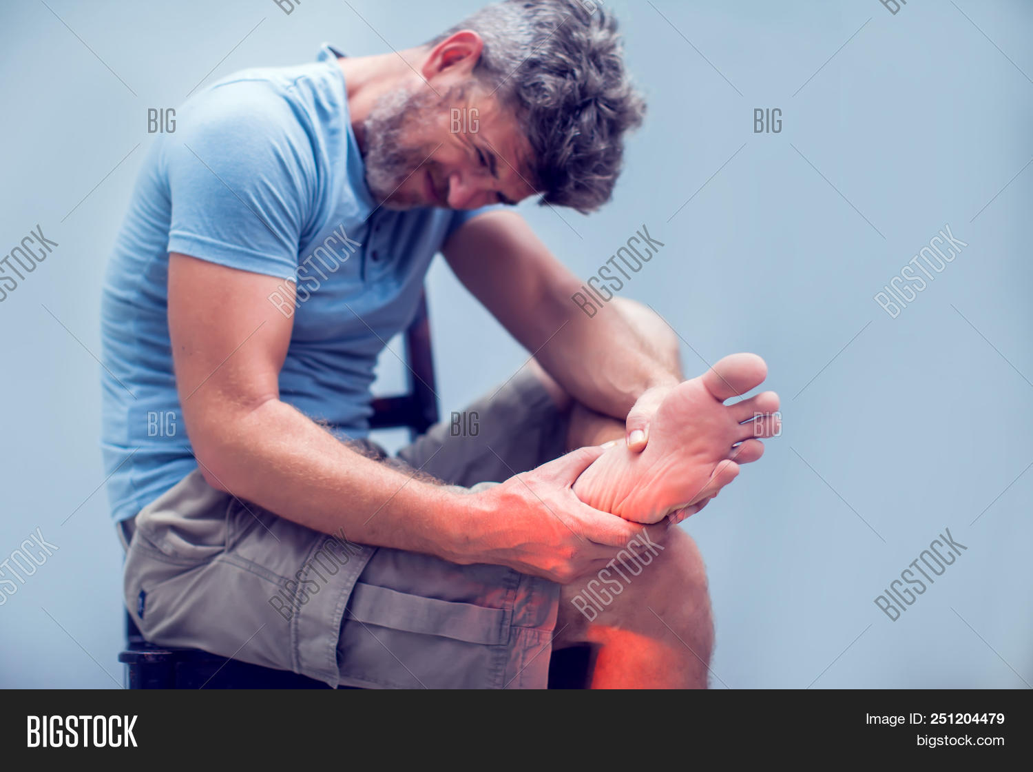 Man Hand Holding Foot Image & Photo (Free Trial) Bigstock