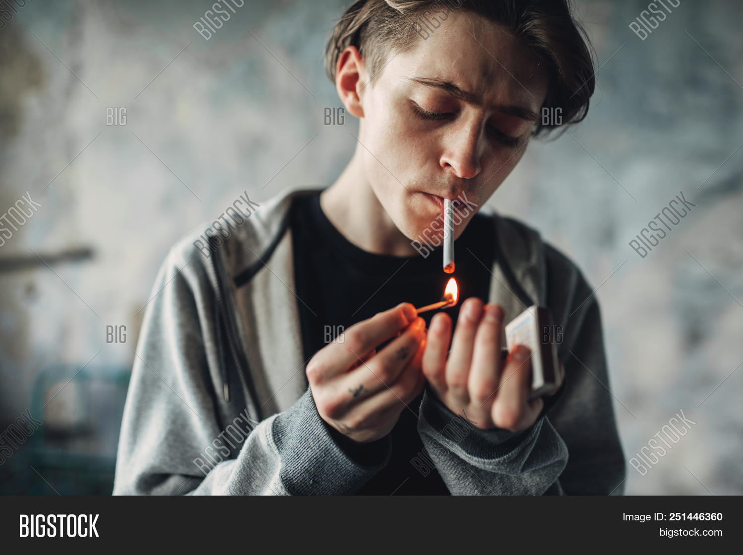 Drug Addict Man