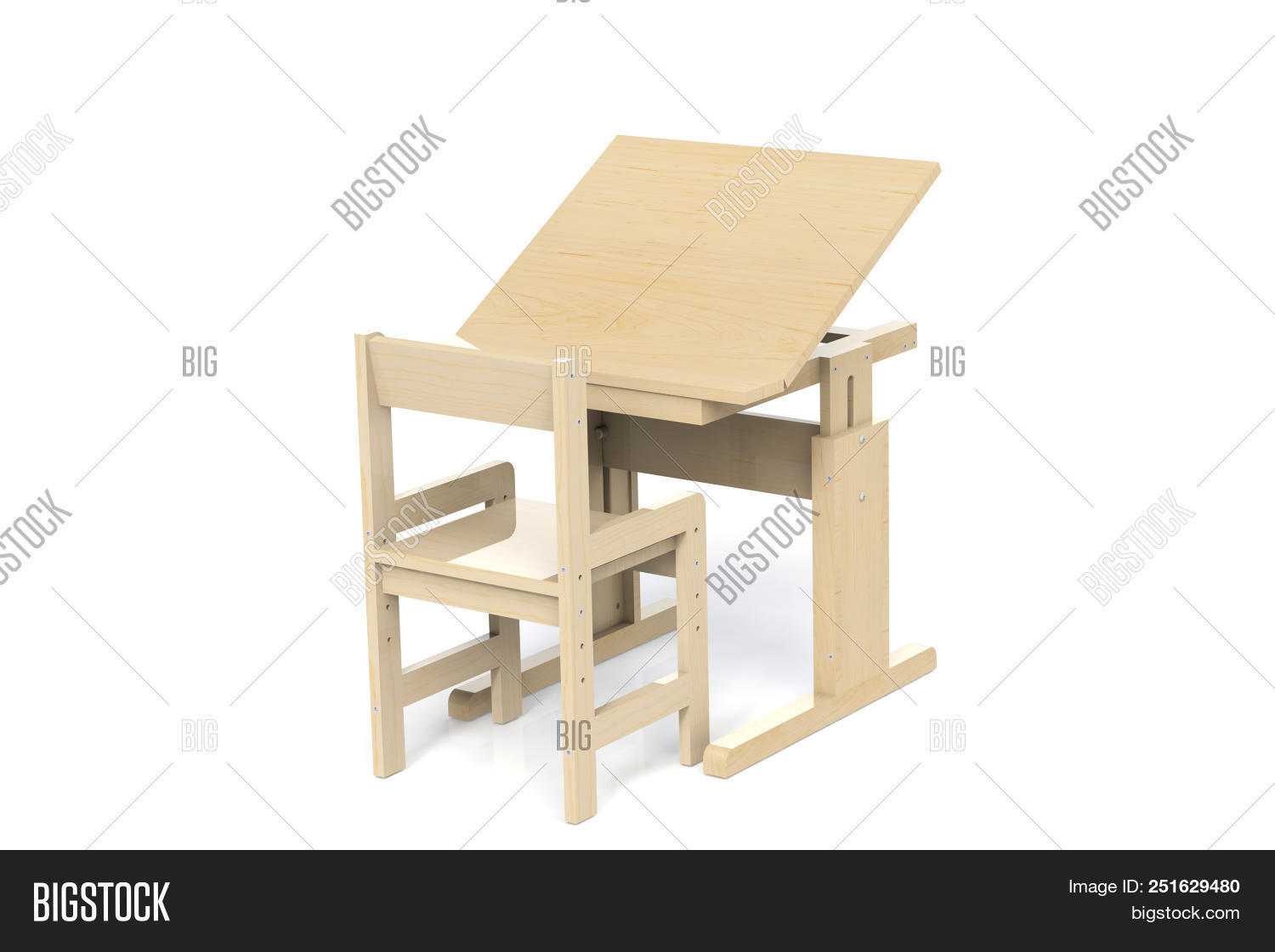 childrens small desk and chair