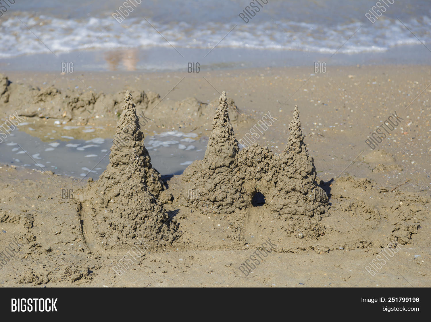 Built House Sand Image Photo Free Trial Stock Built House Sand Image Photo Free