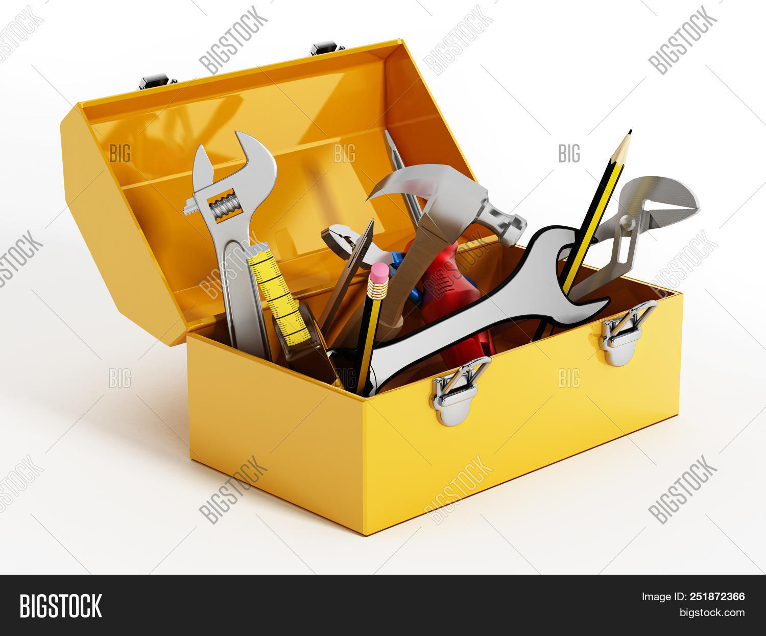 Yellow Toolbox Hand Image & Photo (Free Trial) Bigstock