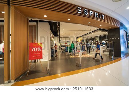 Subang Jaya, Selangor - 25 July 2018. Esprit Outlet Inside Sunway Pyramid Mall At Subang Jaya.