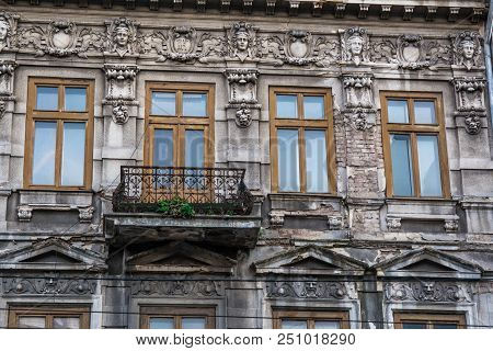 Vintege Big Building In The Old City