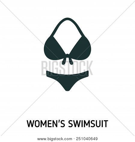 Women Swimsuit Creative Icon. Simple Element Illustration. Women Swimsuit Concept Symbol Design From