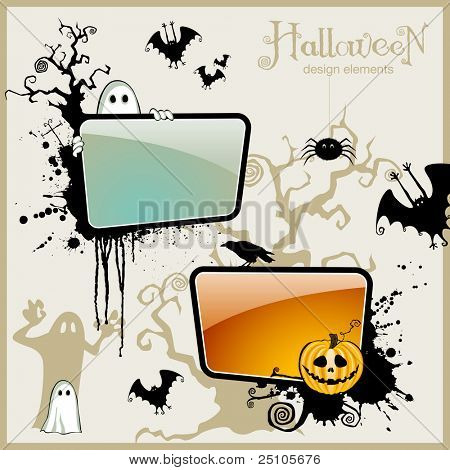 Éléments de conception d'Halloween