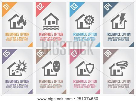 House Insurance Service Vector Illustration For Web Design.