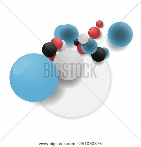 Black And Red And Blue Balloons Vector Abstract Background