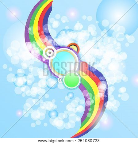 Abstract Colorful Rainbow Background Vector Illustration.vector Eps 10