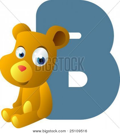 最新の ABC 動物: B ですクマのため