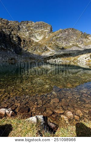 Amazing Landscape Elenski Lakes Near Malyovitsa Peak, Rila Mountain, Bulgaria