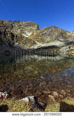 Amazing Landscape Elenski Lakes Near Malyovitsa Peak, Rila Mountain, Bulgaria