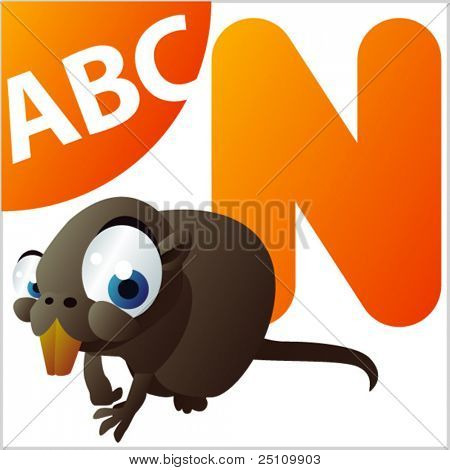 ABC 動物: N ですのヌートリア