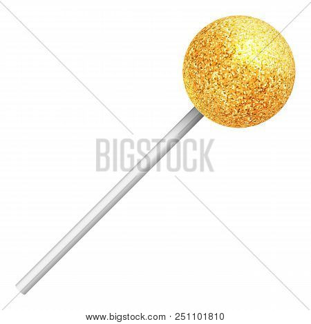Round Sweet Lollipop. Realistic Illustration Of A Candy.