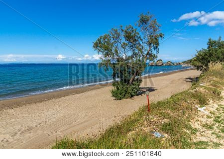 Amazing Seascape Of Porto Kaminia Beach, Zakynthos Island, Greece