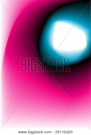 Colorful abstract vector hole
