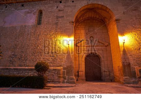 Rubielos de Mora village in Teruel Spain located on Gudar Javalambre Sierra