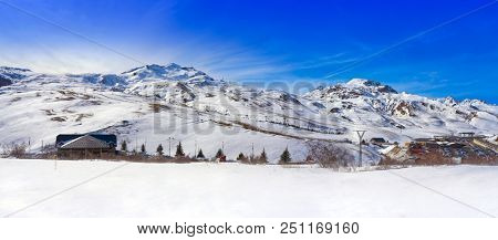 Formigal ski area in Huesca Pyrenees of Spain