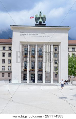 Monument Memorial Of The Victims At Innsbruck On Austria