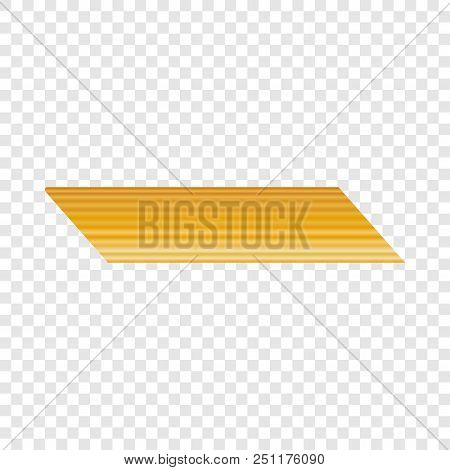 Penne Rigate Pasta Icon. Realistic Illustration Of Penne Rigate Pasta Vector Icon For On Transparent