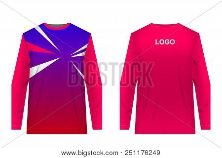 Templates Of Sportswear Designs For Sublimation Printing. Uniforms For Competitions, Team Games, Cor