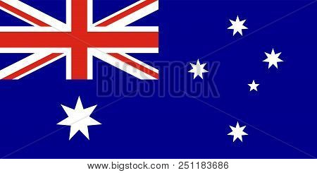 Vector Flag Of Australia.