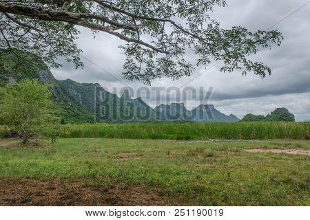 Mountain In Khao Samroiyod National Park, Prachubkirikhun Thailand